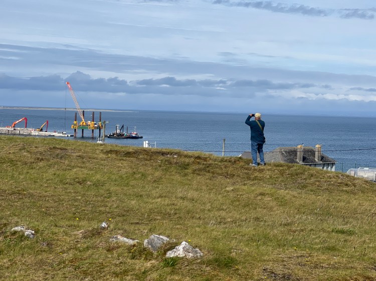 Inisheer, one of the three Aran Islands. Think Banshees of Inisherin. I asked our jaunting driver how much a house would cost and he said, "I don't know. People never leave."